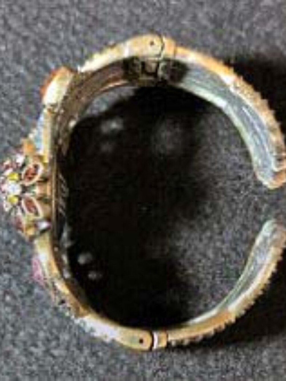Heidi Daus Multicolor Crystal Bracelet Watch - Picture 3 of 4